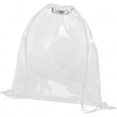 Logotrade advertising products photo of: Lancaster transparent drawstring bag 5L