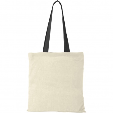 Logo trade promotional items image of: Nevada 100 g/m² cotton tote bag coloured handles 7L