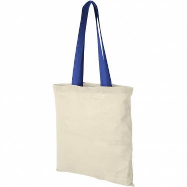 Logo trade promotional merchandise photo of: Nevada 100 g/m² cotton tote bag coloured handles 7L