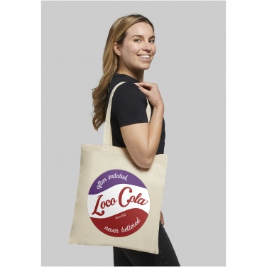 Logo trade promotional giveaways picture of: Madras 140 g/m² cotton tote bag 7L