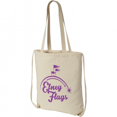 Logo trade advertising products picture of: Eliza 240 g/m² cotton drawstring bag 6L