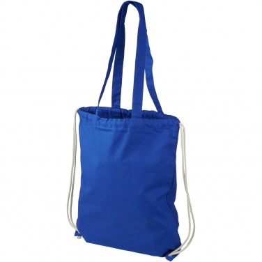 Logo trade promotional items image of: Eliza 240 g/m² cotton drawstring bag 6L