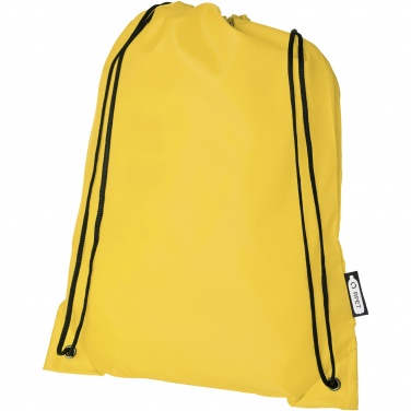 Logo trade promotional merchandise picture of: Oriole RPET drawstring bag 5L