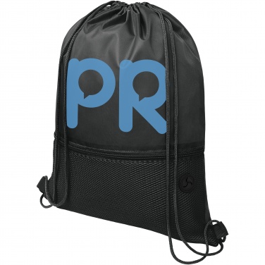 Logo trade corporate gifts image of: Oriole mesh drawstring bag 5L