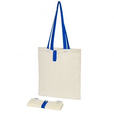 Logo trade promotional item photo of: Nevada 100 g/m² cotton foldable tote bag 7L