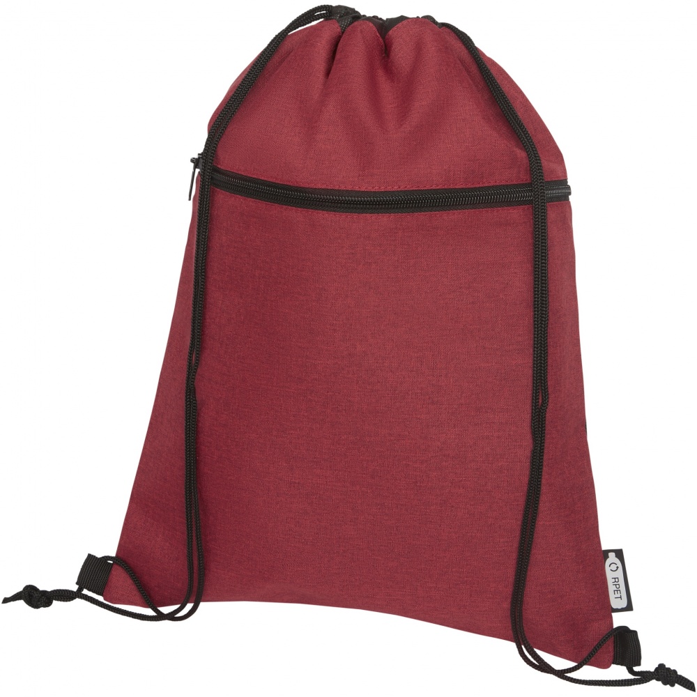 Logotrade promotional merchandise picture of: Ross RPET drawstring bag 5L