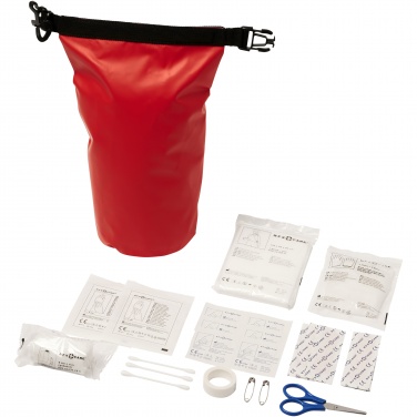 Logo trade corporate gifts image of: Alexander 30-piece first aid waterproof bag