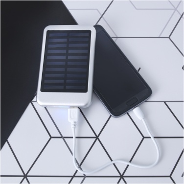 Logo trade promotional gifts picture of: Bask 4000 mAh solar power bank