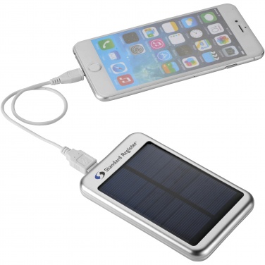 Logo trade business gift photo of: Bask 4000 mAh solar power bank