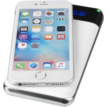 Logo trade promotional merchandise image of: Constant 10.000 mAh wireless power bank with LED