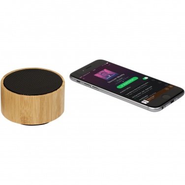 Logo trade business gift photo of: Cosmos bamboo Bluetooth® speaker