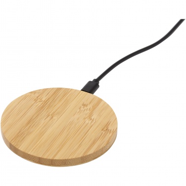 Logotrade corporate gifts photo of: Essence 5W bamboo wireless charging pad