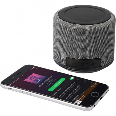 Logotrade advertising product image of: Fiber 3W wireless charging Bluetooth® speaker