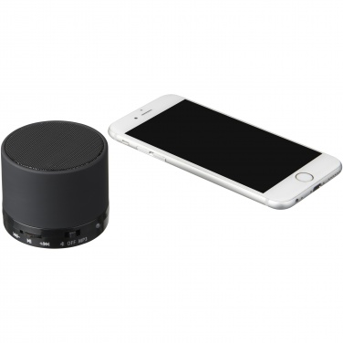 Logo trade promotional merchandise photo of: Duck cylinder Bluetooth® speaker with rubber finish