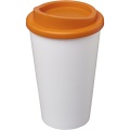 Americano® 350 ml insulated tumbler, White / Orange