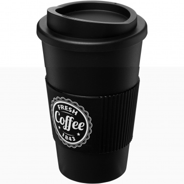 Logo trade promotional products image of: Americano® 350 ml insulated tumbler with grip