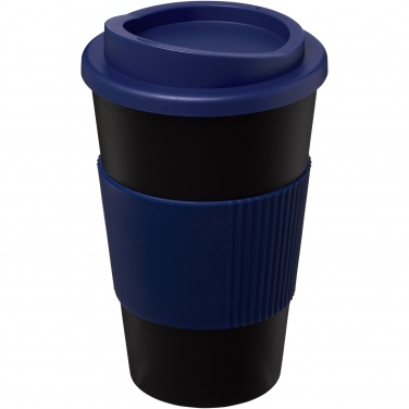 Logo trade promotional products image of: Americano® 350 ml insulated tumbler with grip