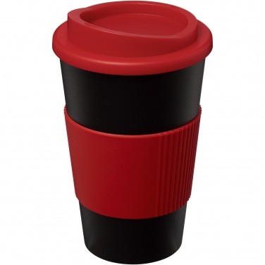 Logo trade advertising product photo of: Americano® 350 ml insulated tumbler with grip