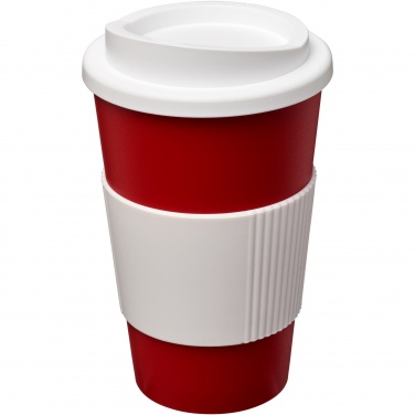 Logo trade corporate gifts image of: Americano® 350 ml insulated tumbler with grip