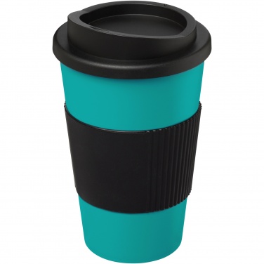 Logo trade promotional merchandise image of: Americano® 350 ml insulated tumbler with grip