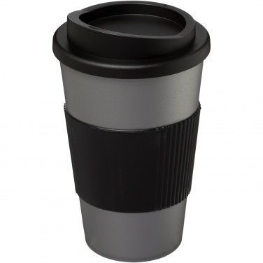 Logo trade corporate gifts image of: Americano® 350 ml insulated tumbler with grip