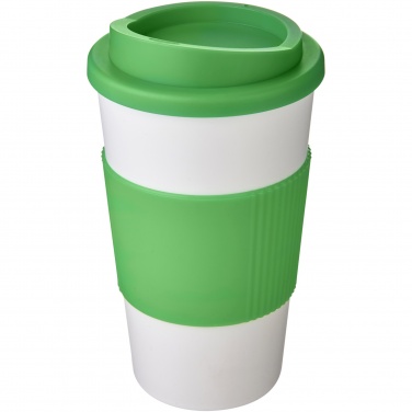 Logo trade promotional giveaways image of: Americano® 350 ml insulated tumbler with grip