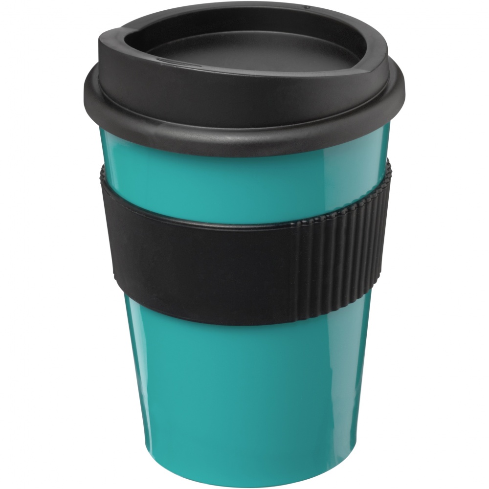 Logo trade business gift photo of: Americano® Medio 300 ml tumbler with grip