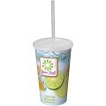 Brite-Americano® 350 ml double-walled stadium cup, White