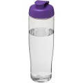 H2O Active® Tempo 700 ml flip lid sport bottle, Transparent / Purple