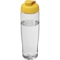 H2O Active® Tempo 700 ml flip lid sport bottle, Transparent / Yellow