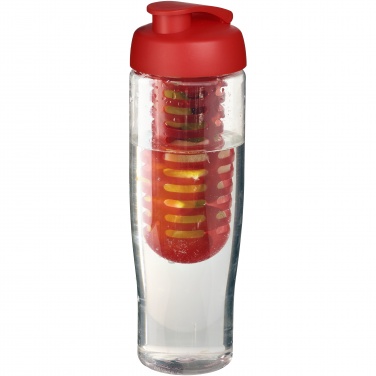 Logo trade promotional gifts picture of: H2O Active® Tempo 700 ml flip lid sport bottle & infuser