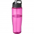 H2O Active® Tempo 700 ml spout lid sport bottle, Pink / Solid black