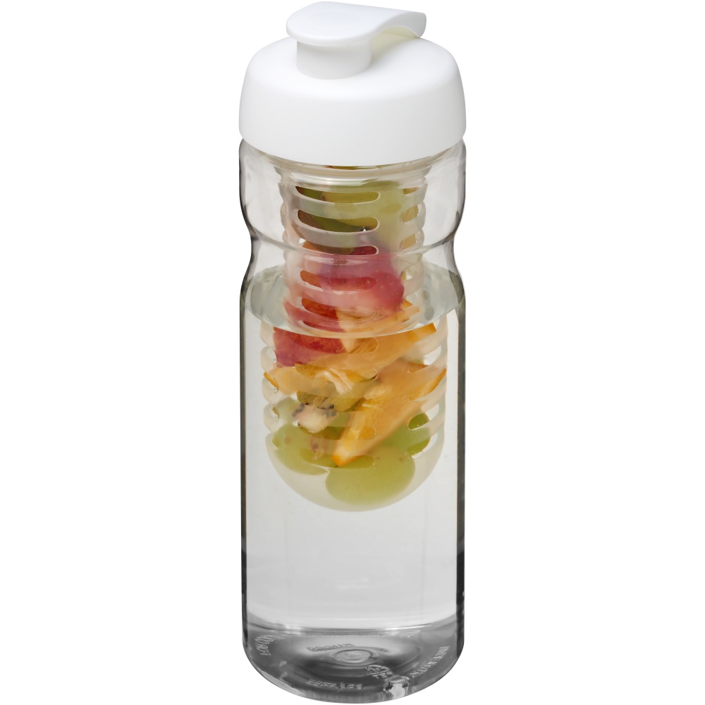 Logo trade promotional giveaways picture of: H2O Active® Base 650 ml flip lid sport bottle & infuser