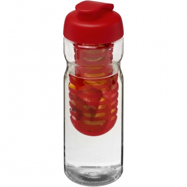 Logotrade promotional giveaway picture of: H2O Active® Base 650 ml flip lid sport bottle & infuser