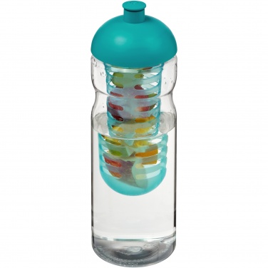 Logo trade promotional giveaway photo of: H2O Active® Base 650 ml dome lid sport bottle & infuser