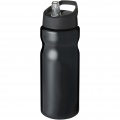 H2O Active® Base 650 ml spout lid sport bottle, Solid black