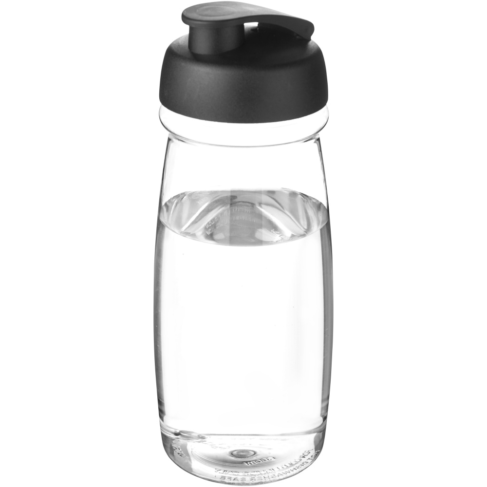 Logo trade business gifts image of: H2O Active® Pulse 600 ml flip lid sport bottle