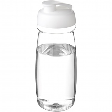 Logo trade promotional gifts image of: H2O Active® Pulse 600 ml flip lid sport bottle