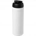 Baseline® Plus 750 ml flip lid sport bottle, White / Solid black