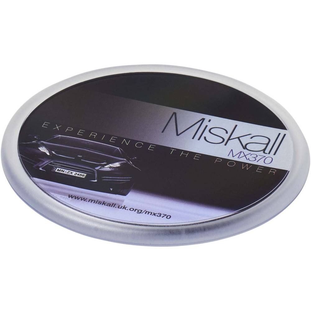 Logotrade promotional merchandise image of: Ellison round plastic coaster with paper insert