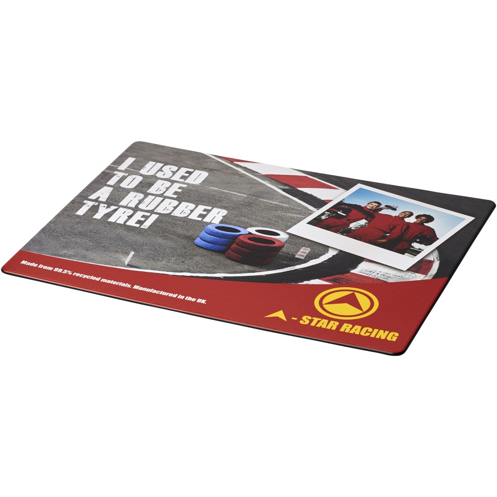 Logotrade corporate gift picture of: Brite-Mat® mouse mat with tyre material