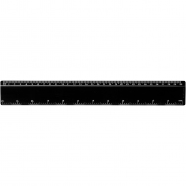 Logo trade promotional item photo of: Terran 30 cm ruler from 100% recycled plastic