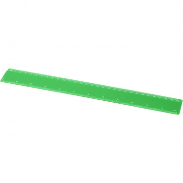 Logo trade promotional gifts image of: Renzo 30 cm plastic ruler