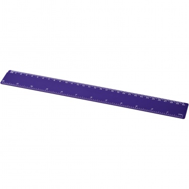 Logo trade advertising products image of: Renzo 30 cm plastic ruler