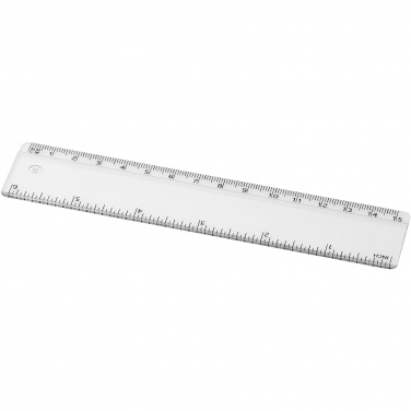 Logotrade promotional merchandise image of: Renzo 15 cm plastic ruler