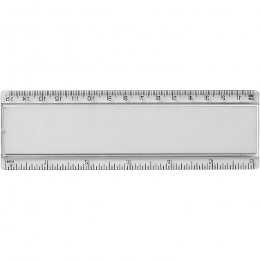 Logotrade advertising product picture of: Ellison 15 cm plastic insert ruler