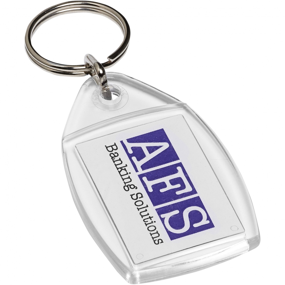 Logotrade corporate gifts photo of: Rhombus keychain