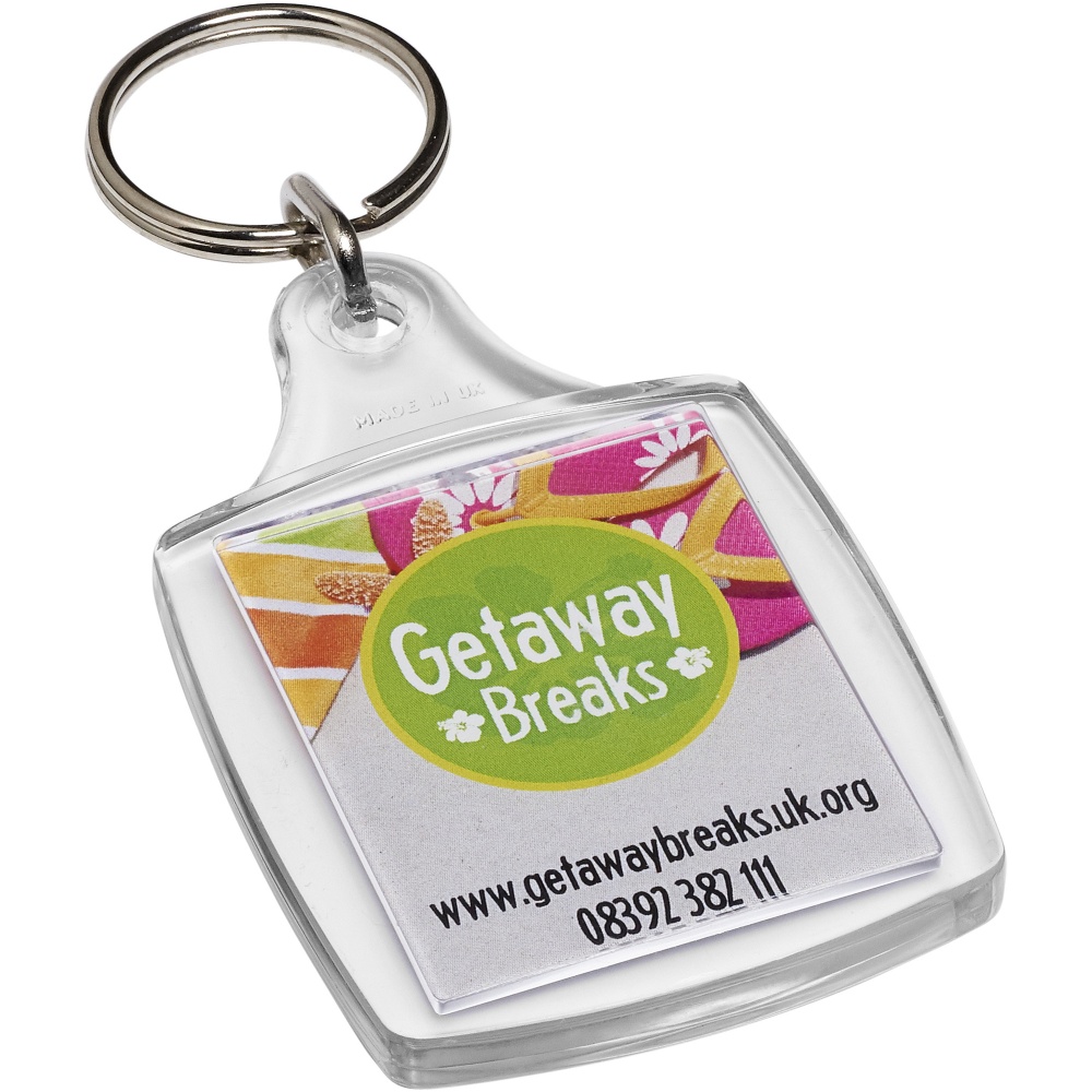 Logo trade business gifts image of: Tour A5 keychain