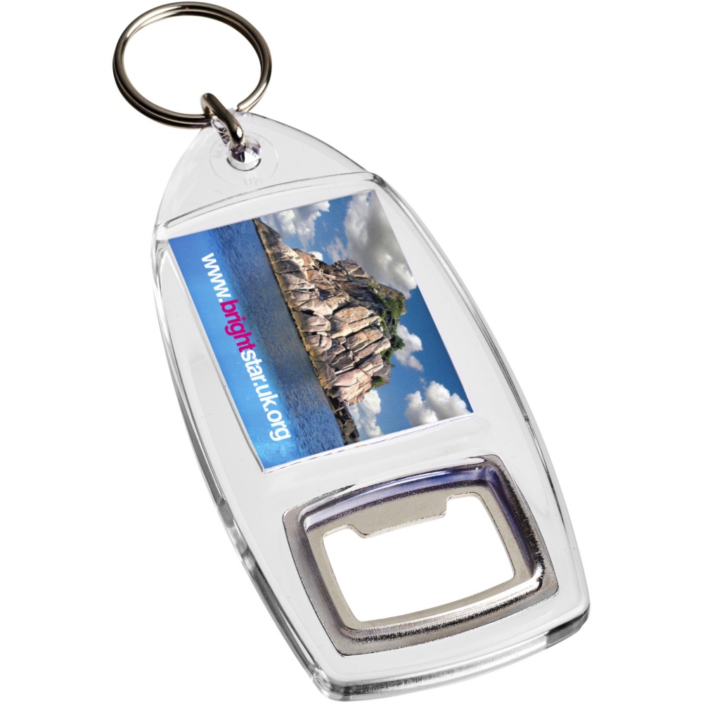 Logo trade promotional giveaways picture of: Jibe R1 bottle opener keychain