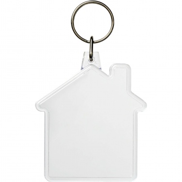 Logotrade corporate gifts photo of: Combo house-shaped keychain